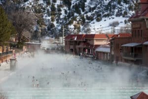 Glenwood Hot Springs in Winter